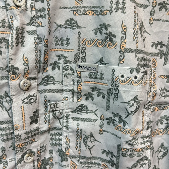 Columbia Short Sleeve 40 UFP Fishermen Shirt NWT - Picture 2 of 5